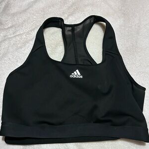 Adidas Women's Black Racerback Sports Bra